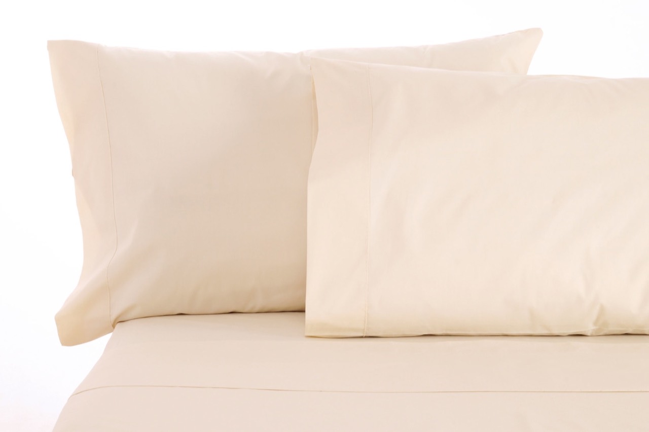 100% Organic Cotton Sateen Pillowcase Pair